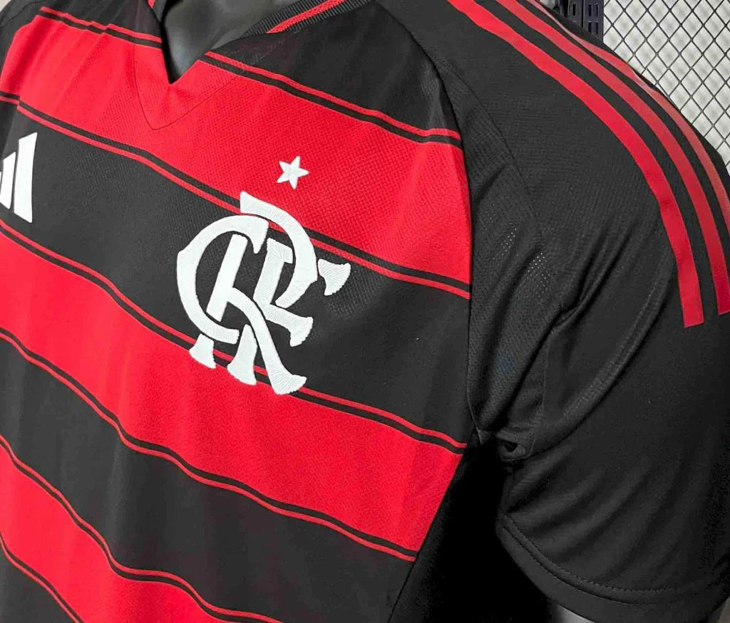 Camisa Flamengo Home 2025/26 - Versão Jogador Adidas Masculino - Vermelho