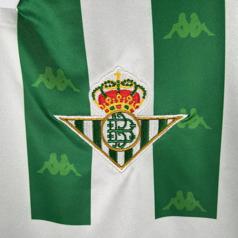 Camisa Real Betis Retrô 95/96 Home Kappa Masculina - Verde