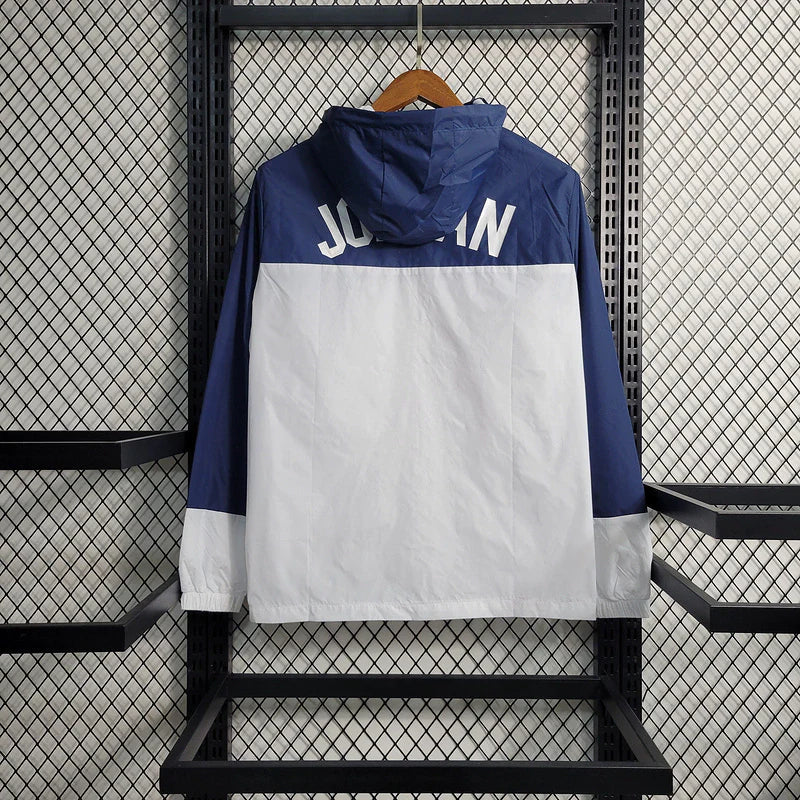 Corta Vento Jordan Masculino - Azul e Branco