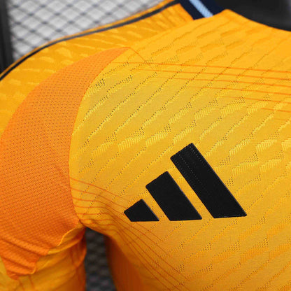 Camisa Real Madrid Away 24/25 - Versão Jogador Adidas Masculino - Laranja