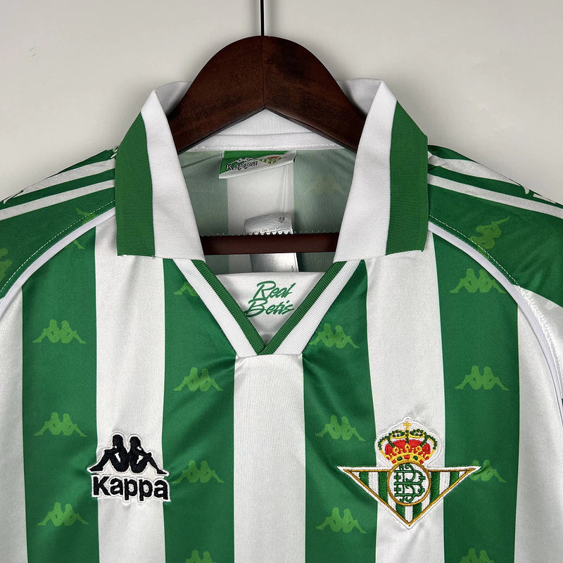 Camisa Real Betis Retrô 95/96 Home Kappa Masculina - Verde