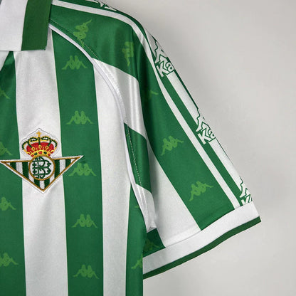 Camisa Real Betis Retrô 95/96 Home Kappa Masculina - Verde