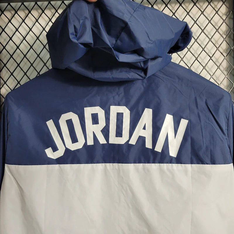 Corta Vento Jordan Masculino - Azul e Branco