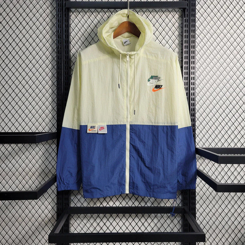 Corta Vento Nike Masculino - Azul e Bege