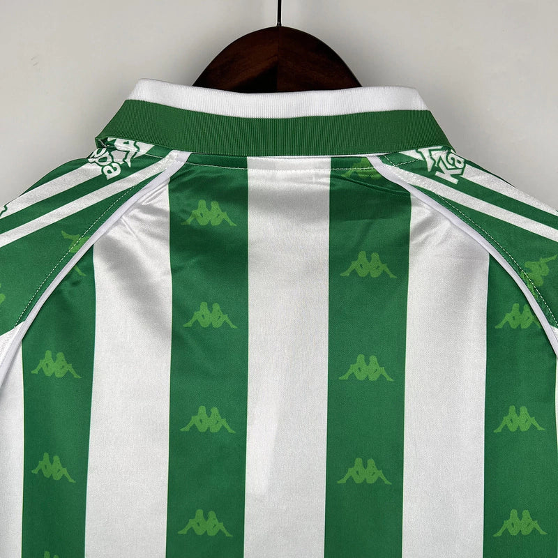 Camisa Real Betis Retrô 95/96 Home Kappa Masculina - Verde