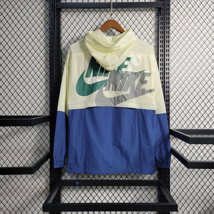 Corta Vento Nike Masculino - Azul e Bege