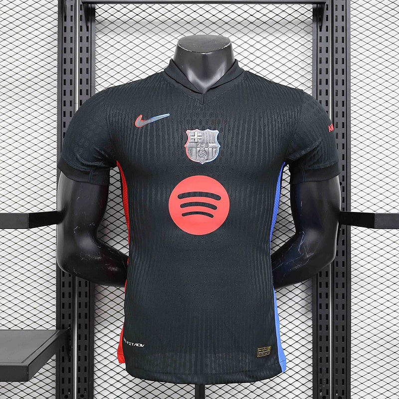 Camisa Barcelona Away 24/25 Versão Jogador Nike Masculino - Preto