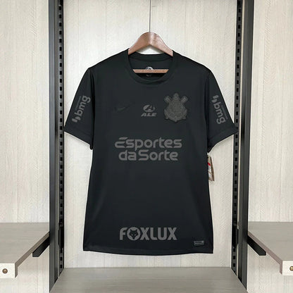 Camisa Timão C/ Patrocínios Away 2024/25 Torcedor Nike Masculino - Preto
