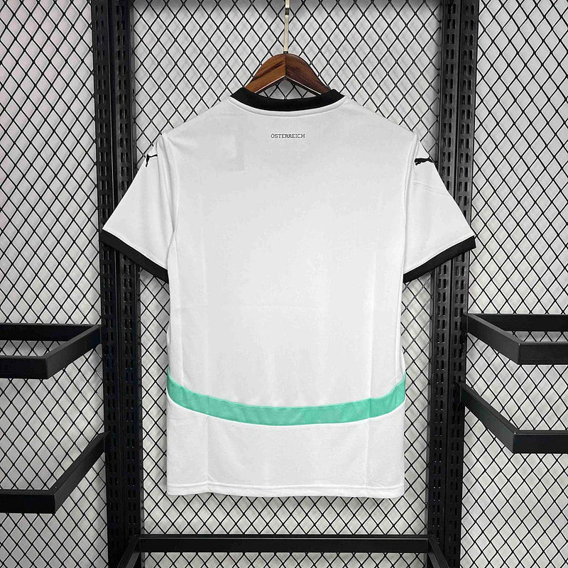 Camisa Áustria Away Eurocopa 24/25 - Torcedor Puma Masculino - Branco
