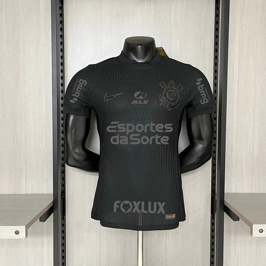 Camisa Timão Away C/ Patrocínios 2024/25 Versão Jogador Nike Masculino - Preto
