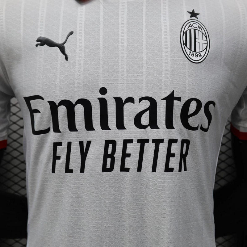 Camisa AC Milan Away 24/25 Versão Jogador Puma Masculino - Branco