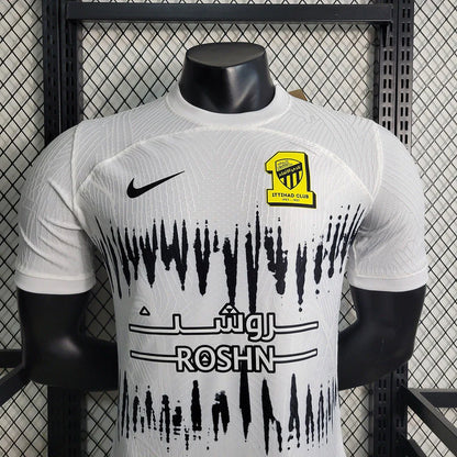 Camisa Al-Ittihad Away 23/24 - Versão Jogador Nike Masculino - Branco