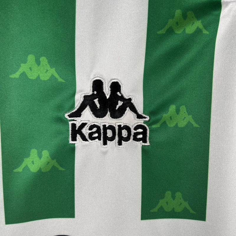 Camisa Real Betis Retrô 95/96 Home Kappa Masculina - Verde