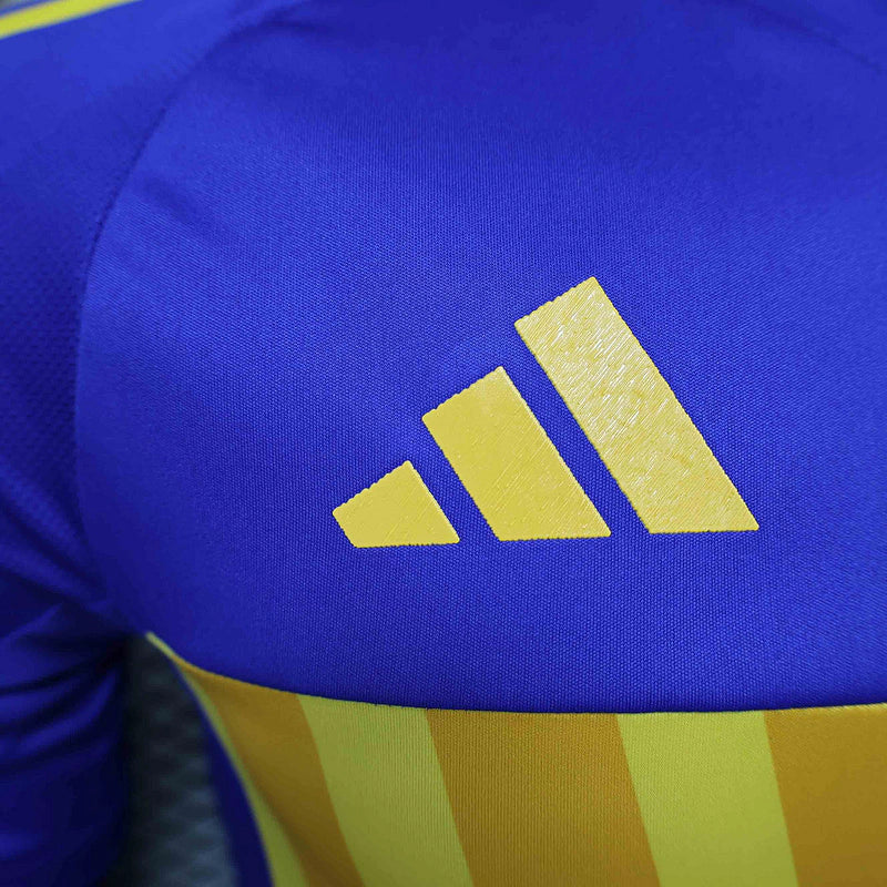 Camisa Boca Juniors Home 24/25 Versão Jogador Adidas Masculino - Azul e Amarelo