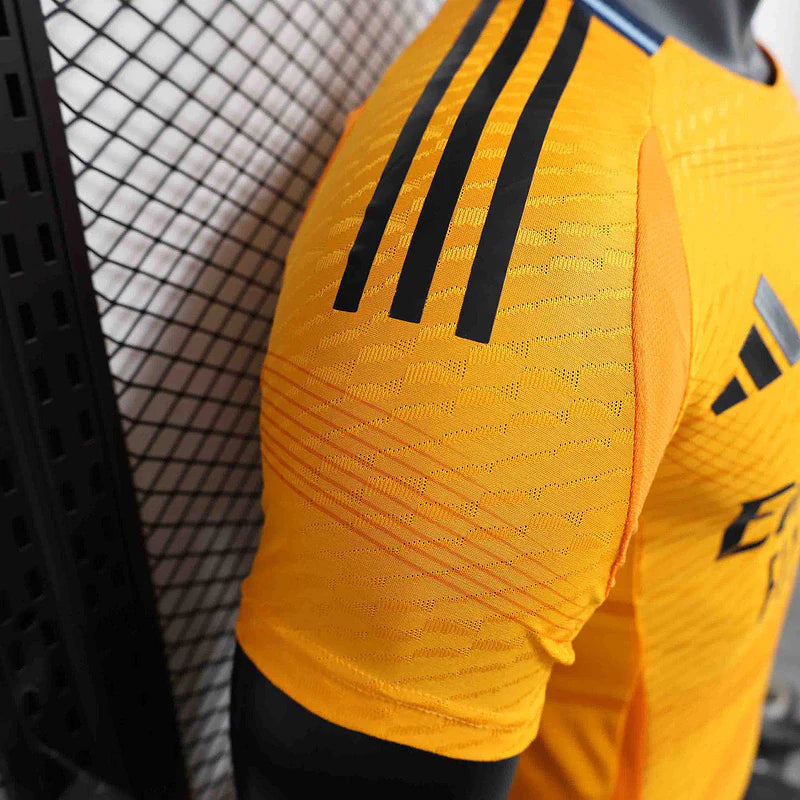 Camisa Real Madrid Away 24/25 - Versão Jogador Adidas Masculino - Laranja