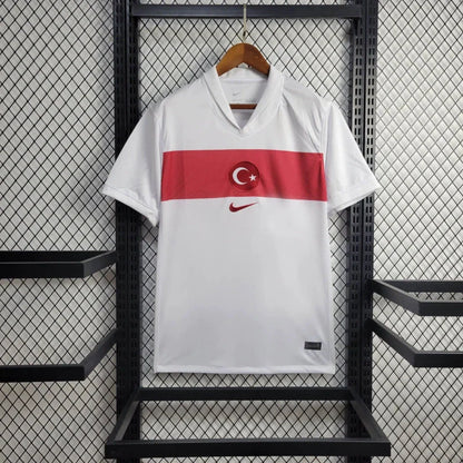 Camisa Turquia Home Eurocopa 24/25 - Torcedor Nike Masculino - Branco