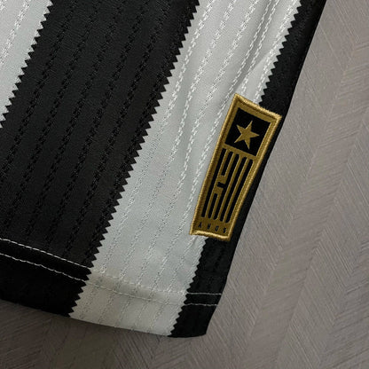 Conjunto Infantil Botafogo Home 24/25 Reebok - Preto e Branco