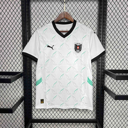 Camisa Áustria Away Eurocopa 24/25 - Torcedor Puma Masculino - Branco