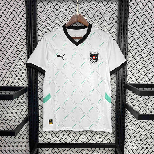 Camisa Áustria Away Eurocopa 24/25 - Torcedor Puma Masculino - Branco