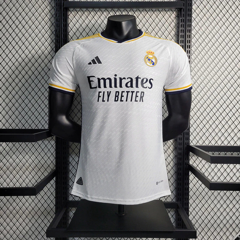 Camisa Real Madrid Home 23/24 - Versão Jogador Adidas Masculino - Branco