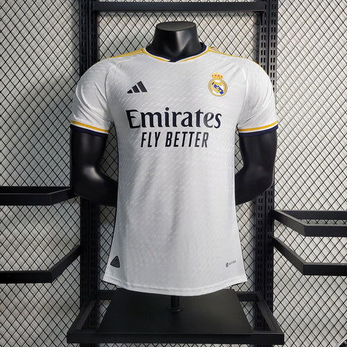 Camisa Real Madrid Home 23/24 - Versão Jogador Adidas Masculino - Branco