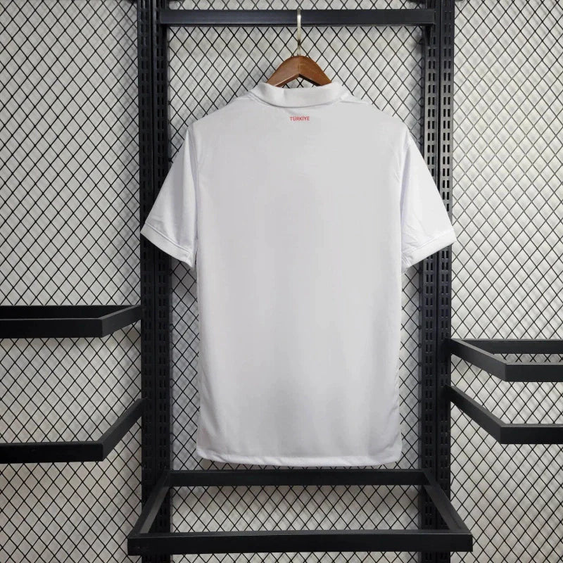 Camisa Turquia Home Eurocopa 24/25 - Torcedor Nike Masculino - Branco