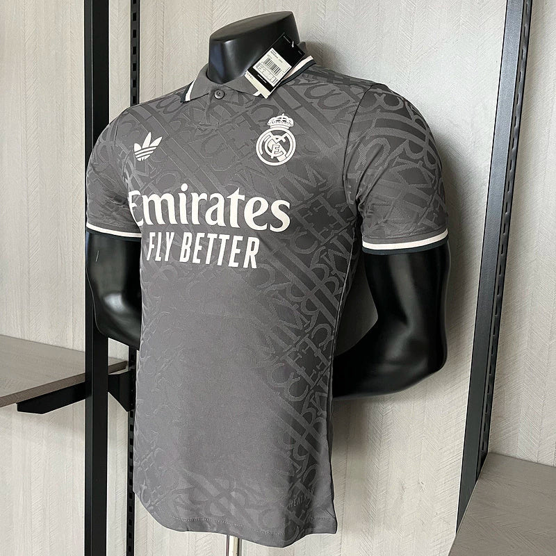Camisa Real Madrid Third 24/25 - Versão Jogador Adidas Masculino - Cinza
