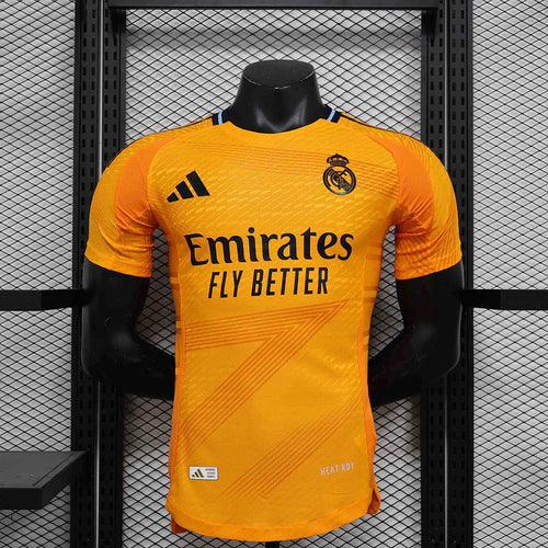 Camisa Real Madrid Away 24/25 - Versão Jogador Adidas Masculino - Laranja