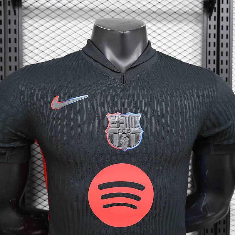 Camisa Barcelona Away 24/25 Versão Jogador Nike Masculino - Preto