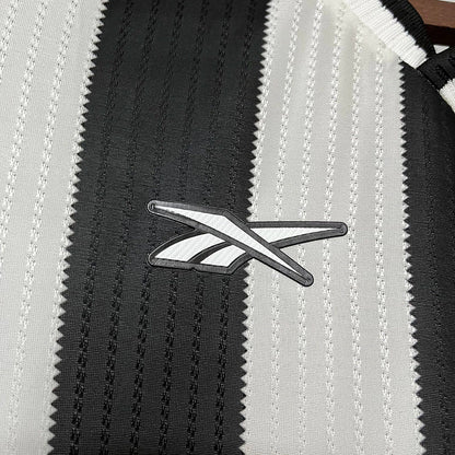 Conjunto Infantil Botafogo Home 24/25 Reebok - Preto e Branco