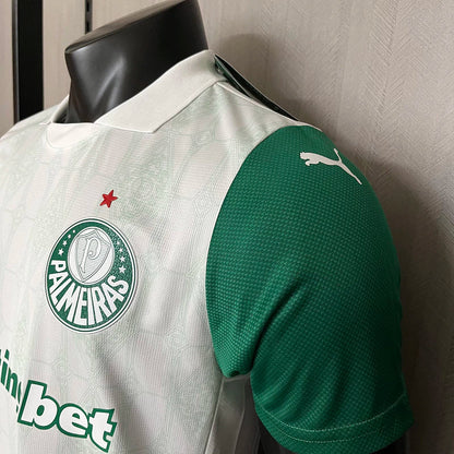 Camisa Palmeiras Away 2025/26 - Versão Jogador Puma Masculino - Branco