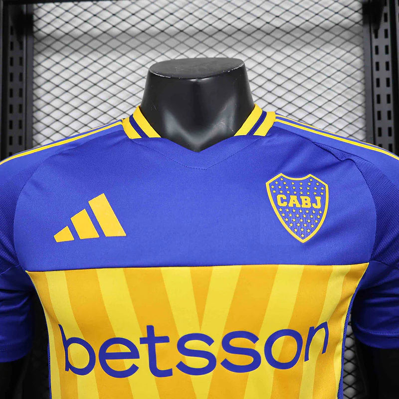 Camisa Boca Juniors Home 24/25 Versão Jogador Adidas Masculino - Azul e Amarelo