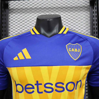 Camisa Boca Juniors Home 24/25 Versão Jogador Adidas Masculino - Azul e Amarelo