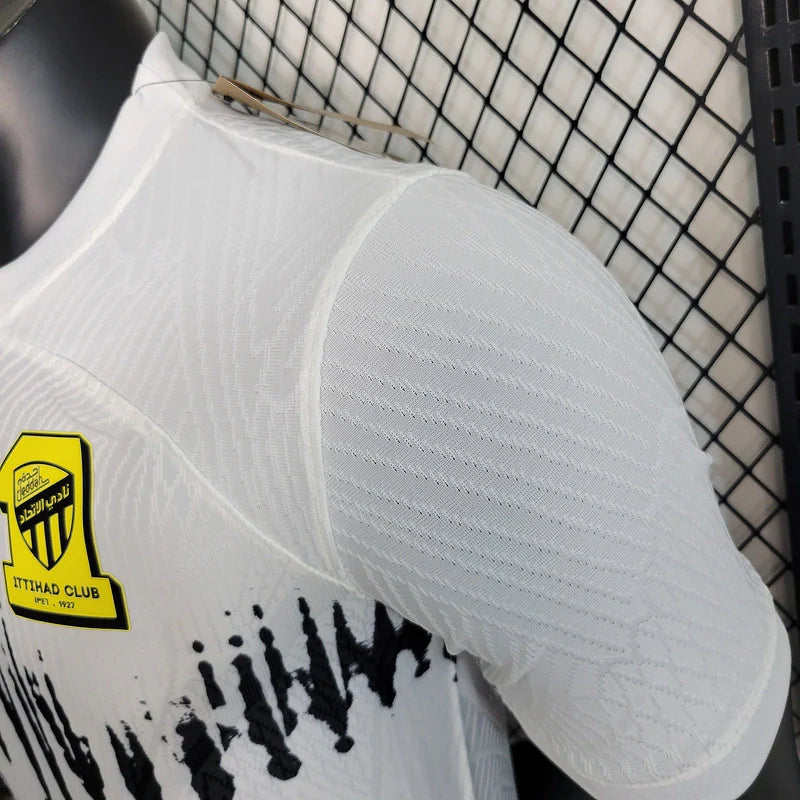 Camisa Al-Ittihad Away 23/24 - Versão Jogador Nike Masculino - Branco