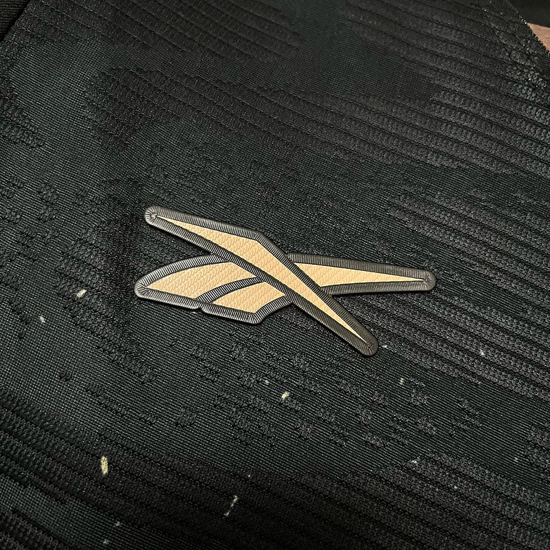 Conjunto Infantil Botafogo Away 24/25 Reebok - Preto e Dourado