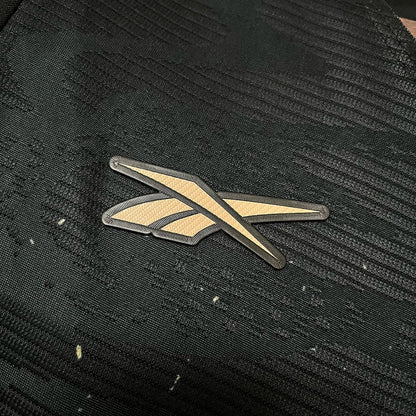 Conjunto Infantil Botafogo Away 24/25 Reebok - Preto e Dourado