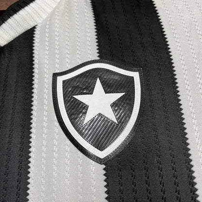 Conjunto Infantil Botafogo Home 24/25 Reebok - Preto e Branco