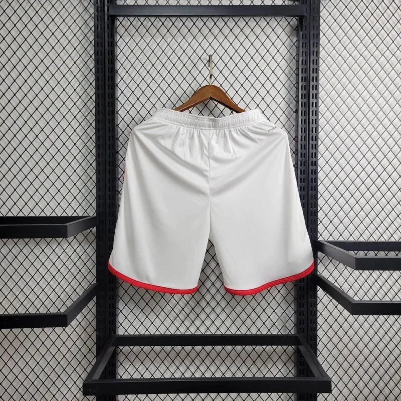 Short Flamengo Home 24/25 - Adidas Masculino - Branco