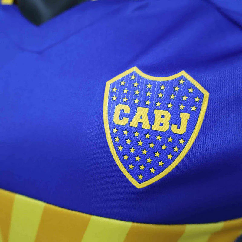 Camisa Boca Juniors Home 24/25 Versão Jogador Adidas Masculino - Azul e Amarelo