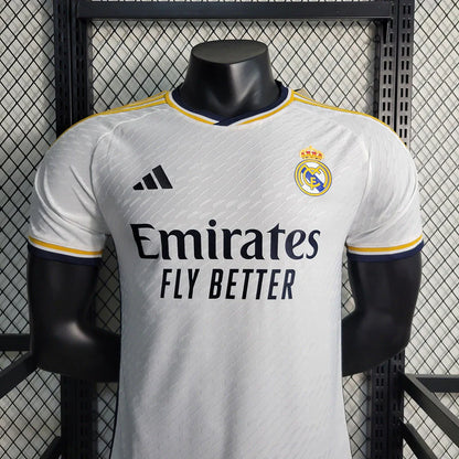 Camisa Real Madrid Home 23/24 - Versão Jogador Adidas Masculino - Branco