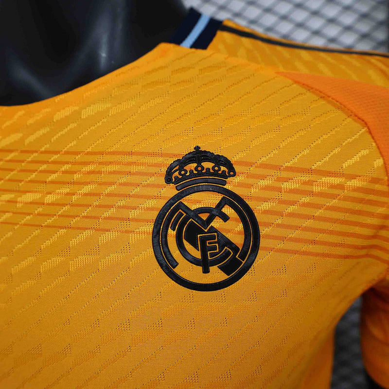 Camisa Real Madrid Away 24/25 - Versão Jogador Adidas Masculino - Laranja