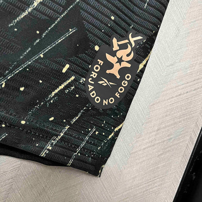 Camisa Botafogo Away 2024/25 - Torcedor Reebok Masculino - Preto e Dourado