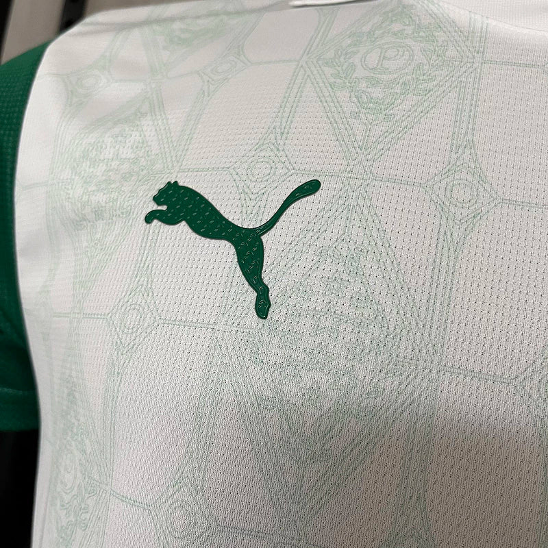 Camisa Palmeiras Away 2025/26 - Versão Jogador Puma Masculino - Branco