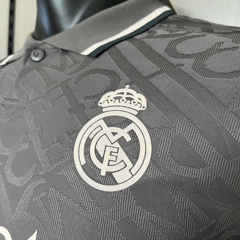 Camisa Real Madrid Third 24/25 - Versão Jogador Adidas Masculino - Cinza