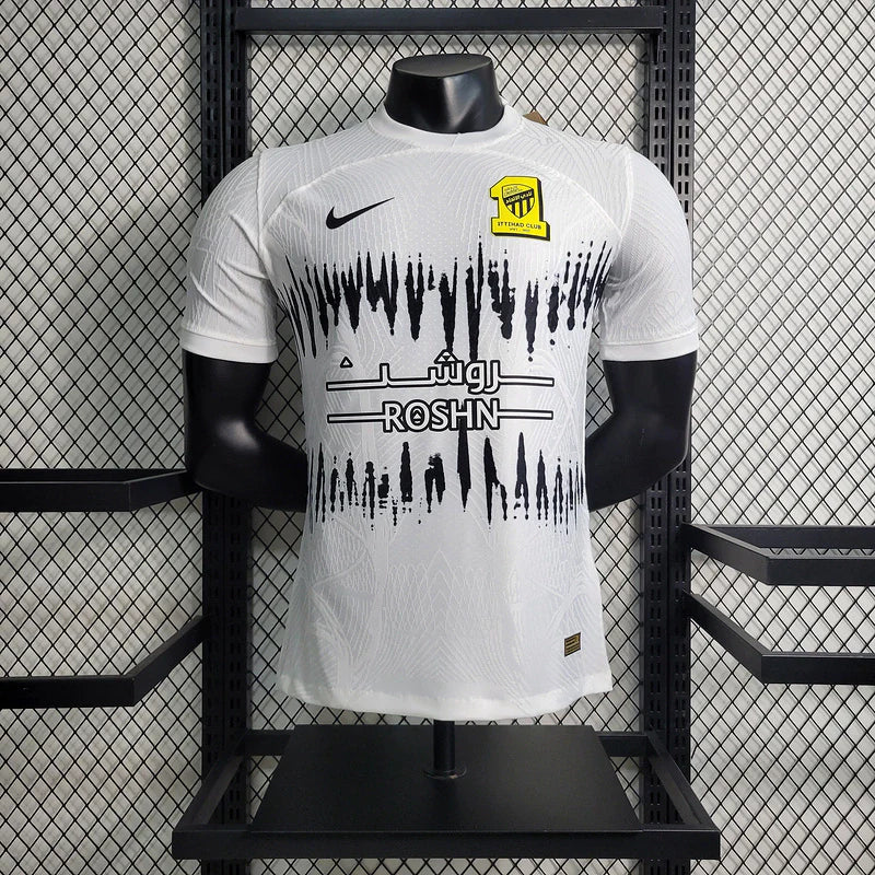 Camisa Al-Ittihad Away 23/24 - Versão Jogador Nike Masculino - Branco