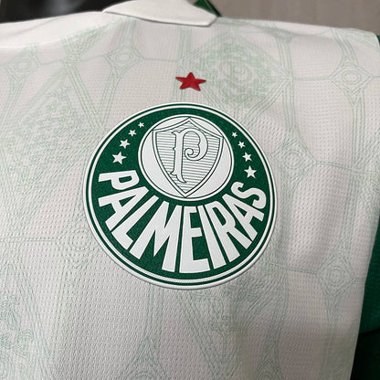 Camisa Palmeiras Away 2025/26 - Versão Jogador Puma Masculino - Branco
