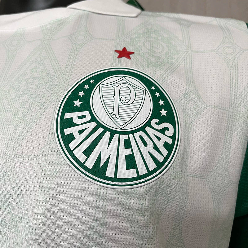 Camisa Palmeiras Away 2025/26 - Versão Jogador Puma Masculino - Branco