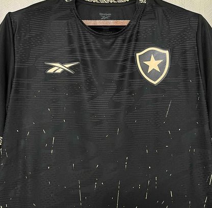 Camisa Botafogo Away 2024/25 - Torcedor Reebok Masculino - Preto e Dourado