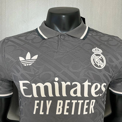 Camisa Real Madrid Third 24/25 - Versão Jogador Adidas Masculino - Cinza