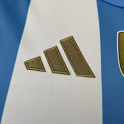 Camisa Seleção Argentina Copa América Home 24/25 - Torcedor Adidas Masculino - Azul e Branco